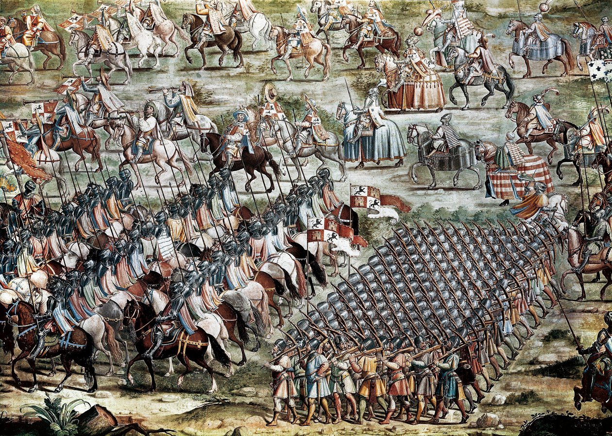 The Battle of Higueruela on 1/07/1431 Opposing the Army of John II of Castile and That of Mohammed IX by Niccolo (and workshop) Granello