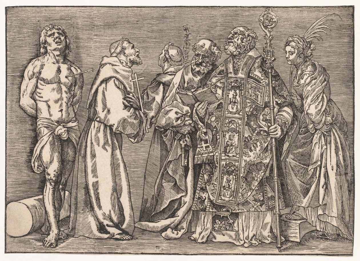 The Six Saints by Niccolo Boldrini