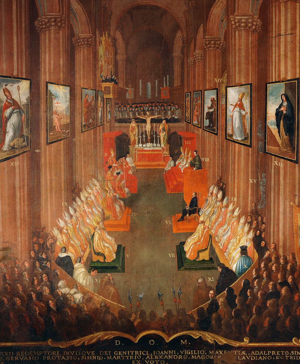 Opening Session of Council of Trent in 1545 by Niccolo Dorigati