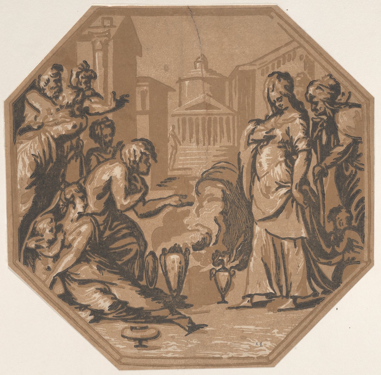 People Paying Homage to Psyche