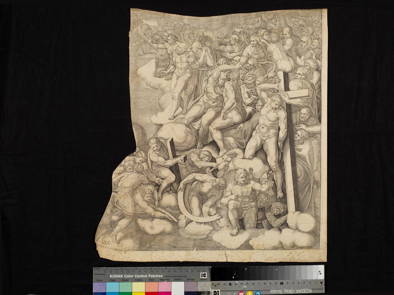 Scene from The Last Judgment by Nicholas Beatrizet