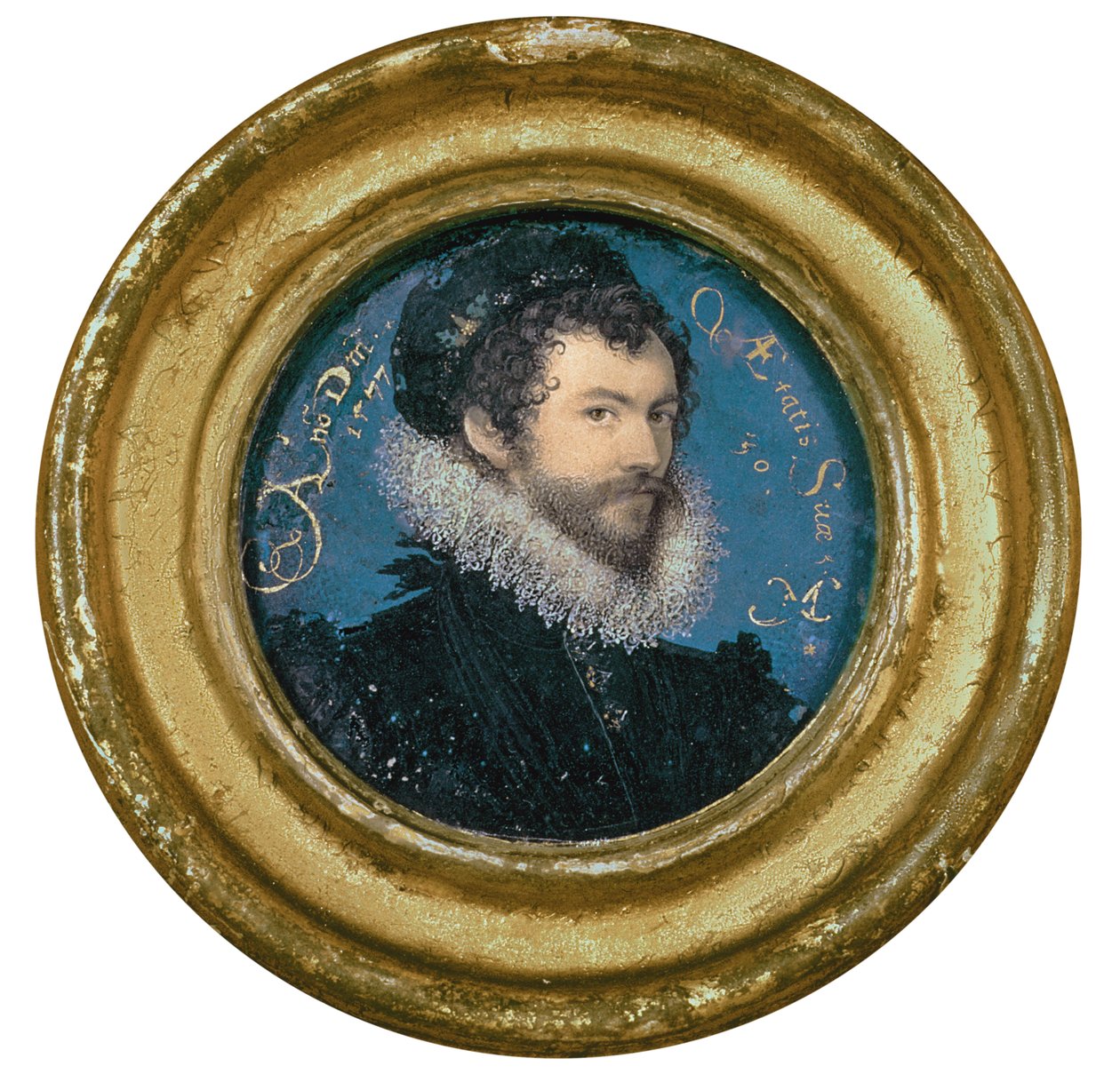 Self portrait at the age of 30 by Nicholas Hilliard