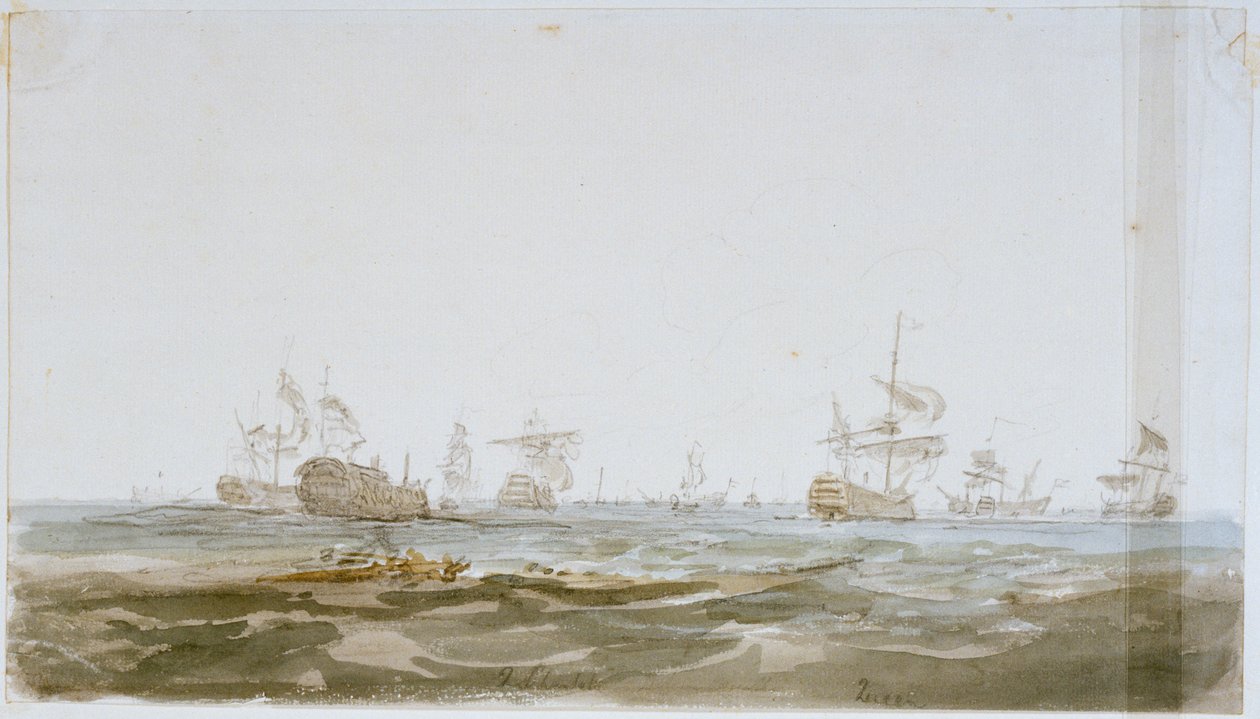 The Battle of the Glorious First of June by Nicholas Pocock