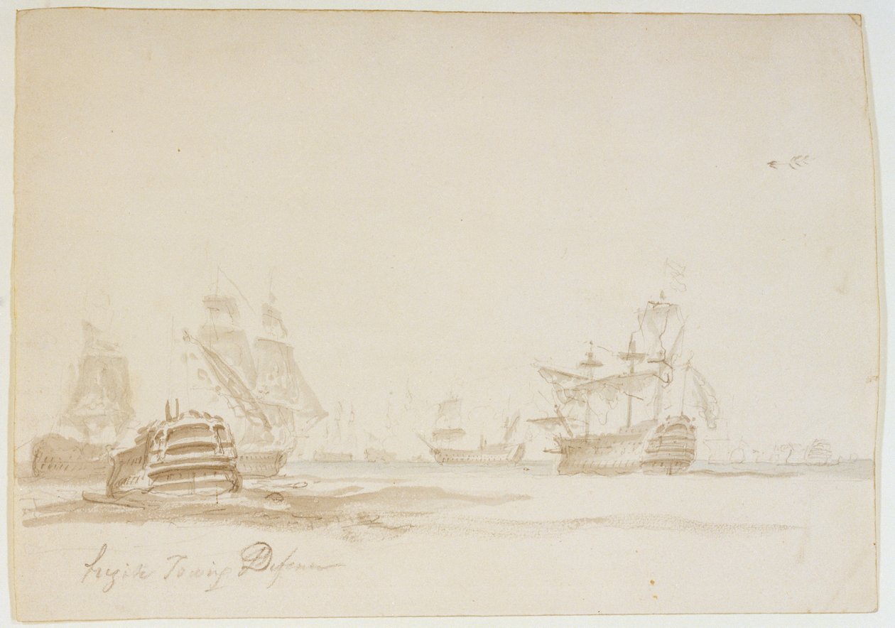 The Battle of the Glorious First of June by Nicholas Pocock