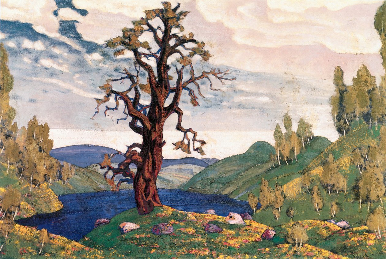 A Kiss to the Earth, Stage Setting for the Rite of Spring by Nicholas Roerich