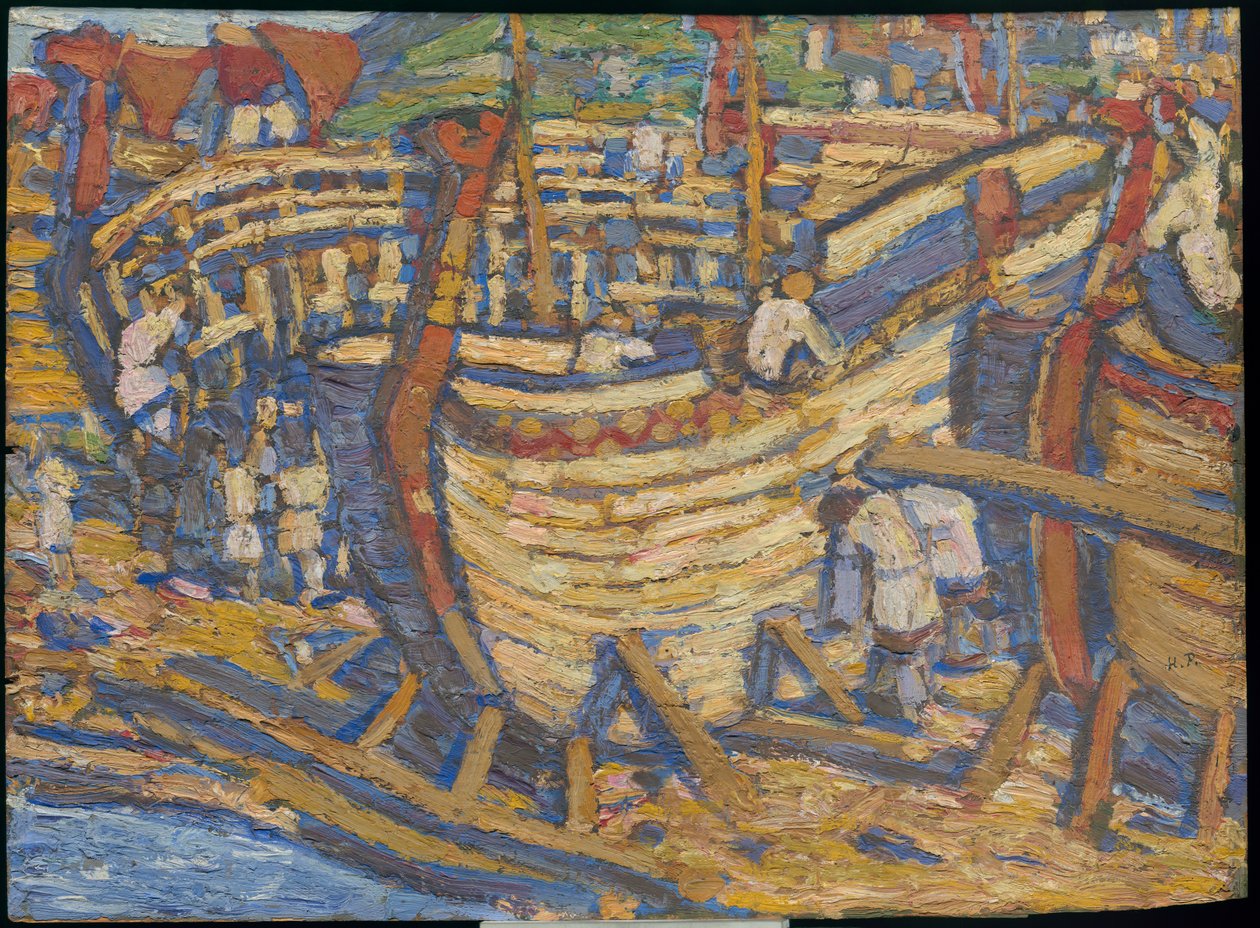 Building the Ships by Nicholas Roerich
