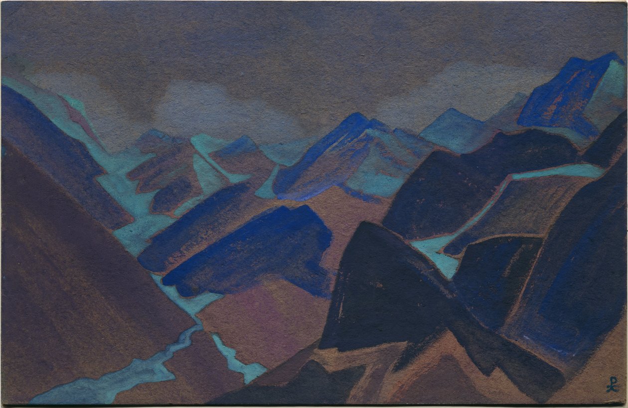 Glaciers of Lahul by Nicholas Roerich