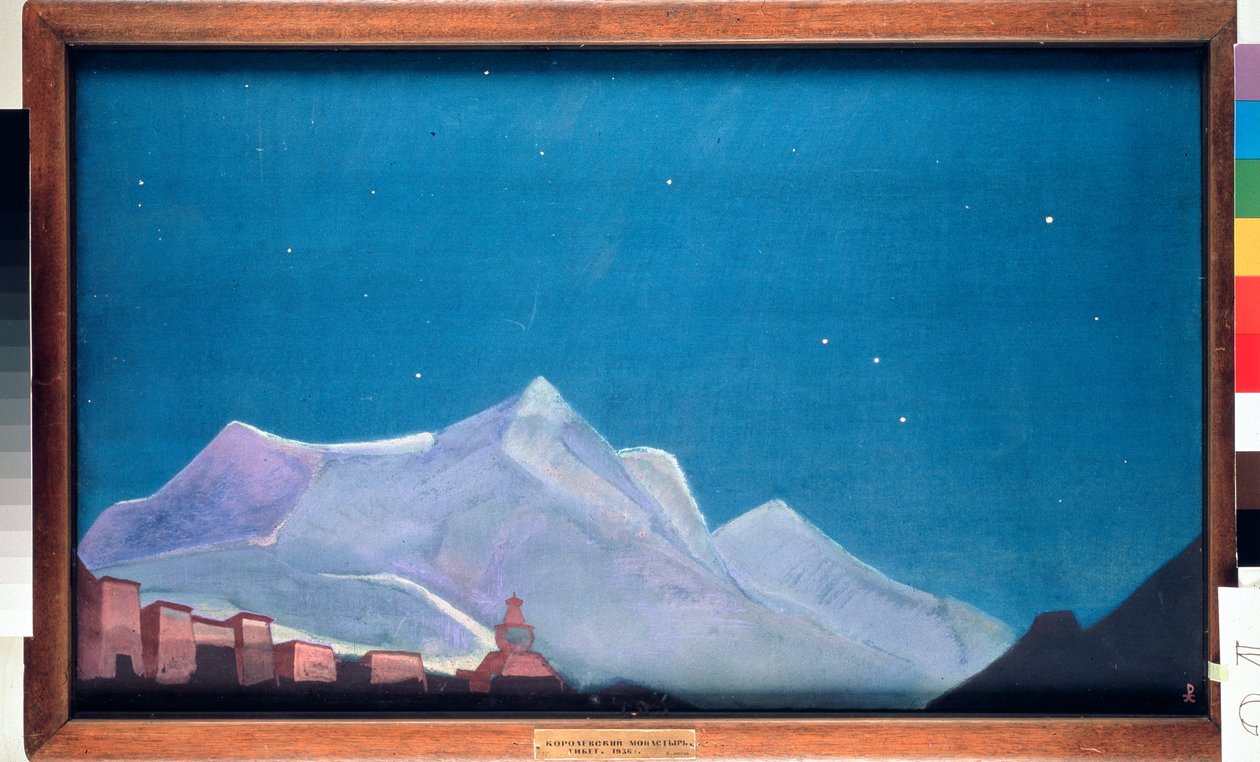 The Royal Monastery of Hemis, Tibet by Nicholas Roerich