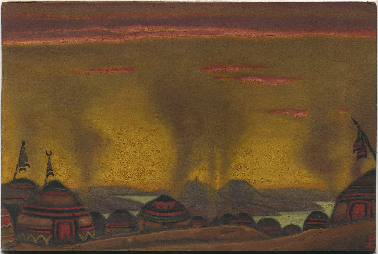 Polovtsian Camp, Décor for 