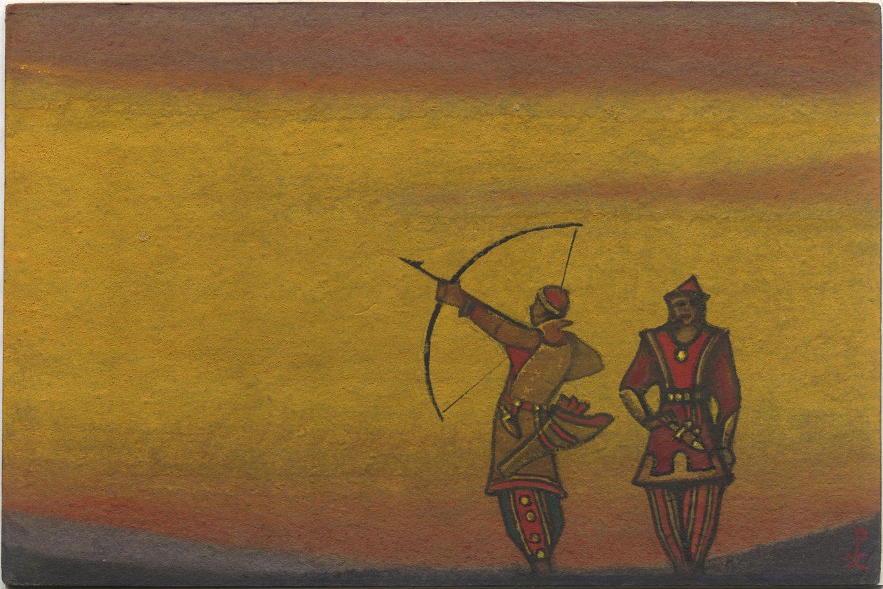 Polovtsians, One with a Bow, Costume Design for 