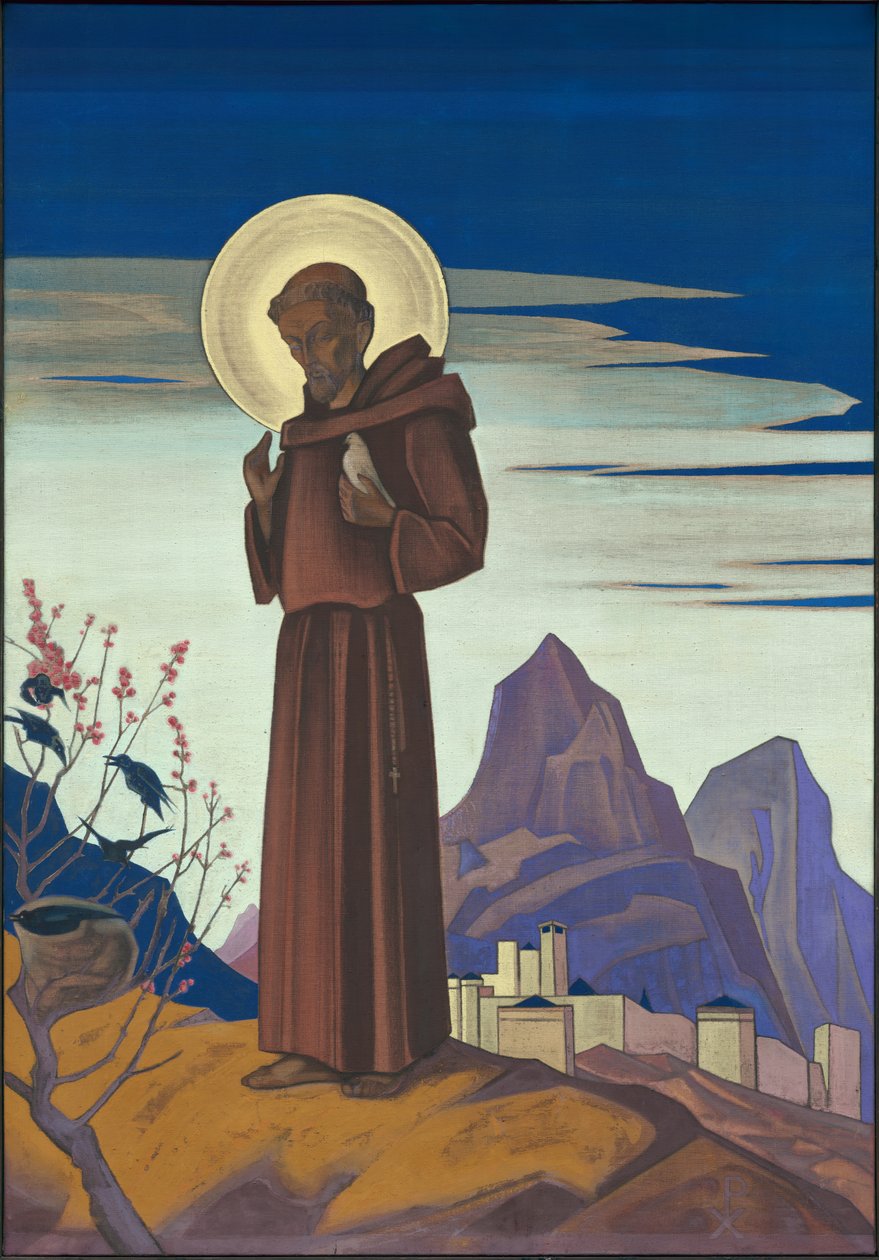 St. Francis by Nicholas Roerich