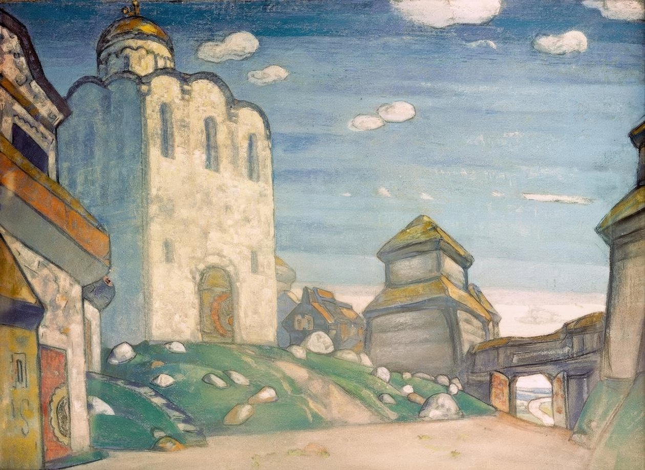 The Cathedral in Putivl by Nicholas Roerich