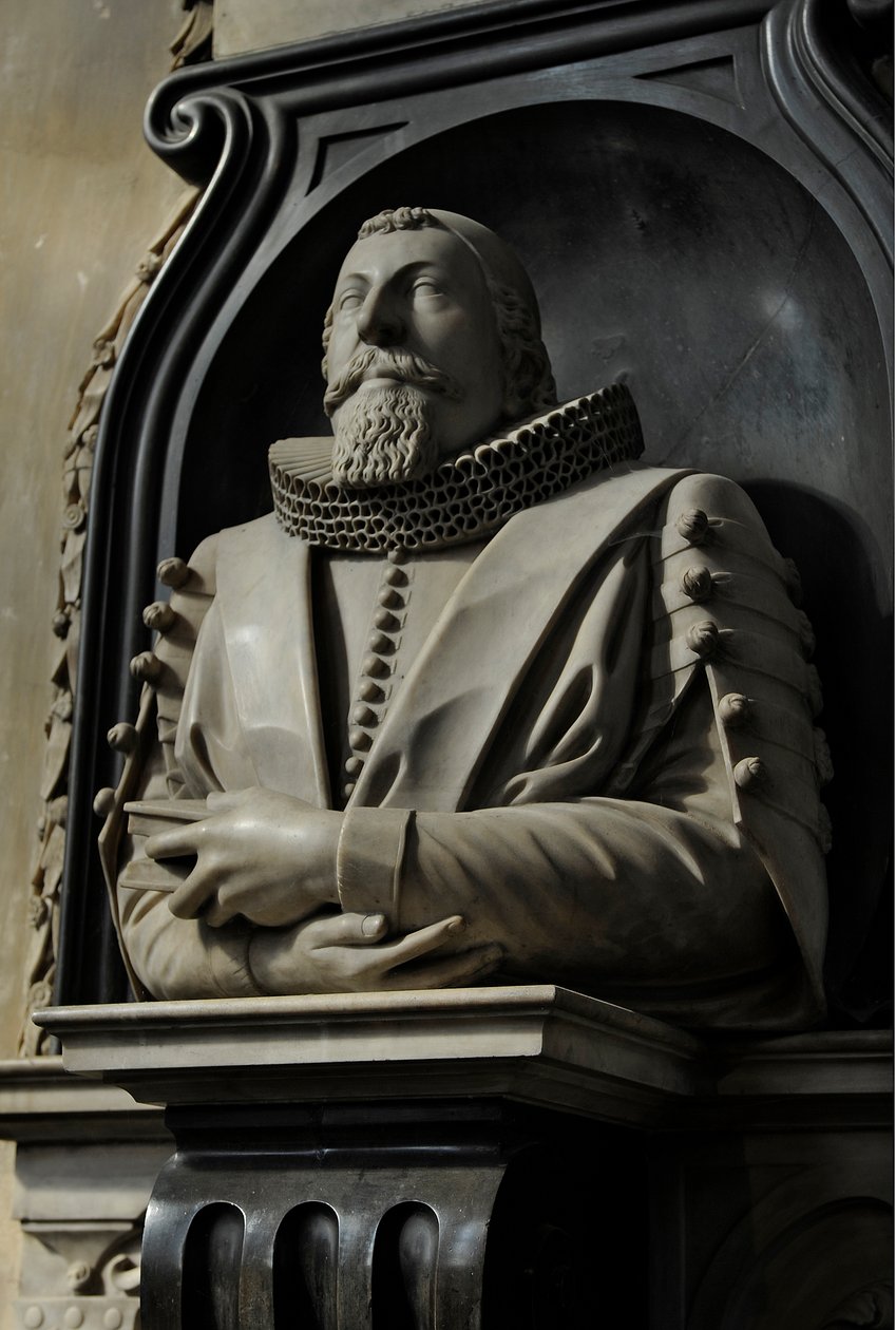 Memorial to Hugo Barker by Nicholas Stone