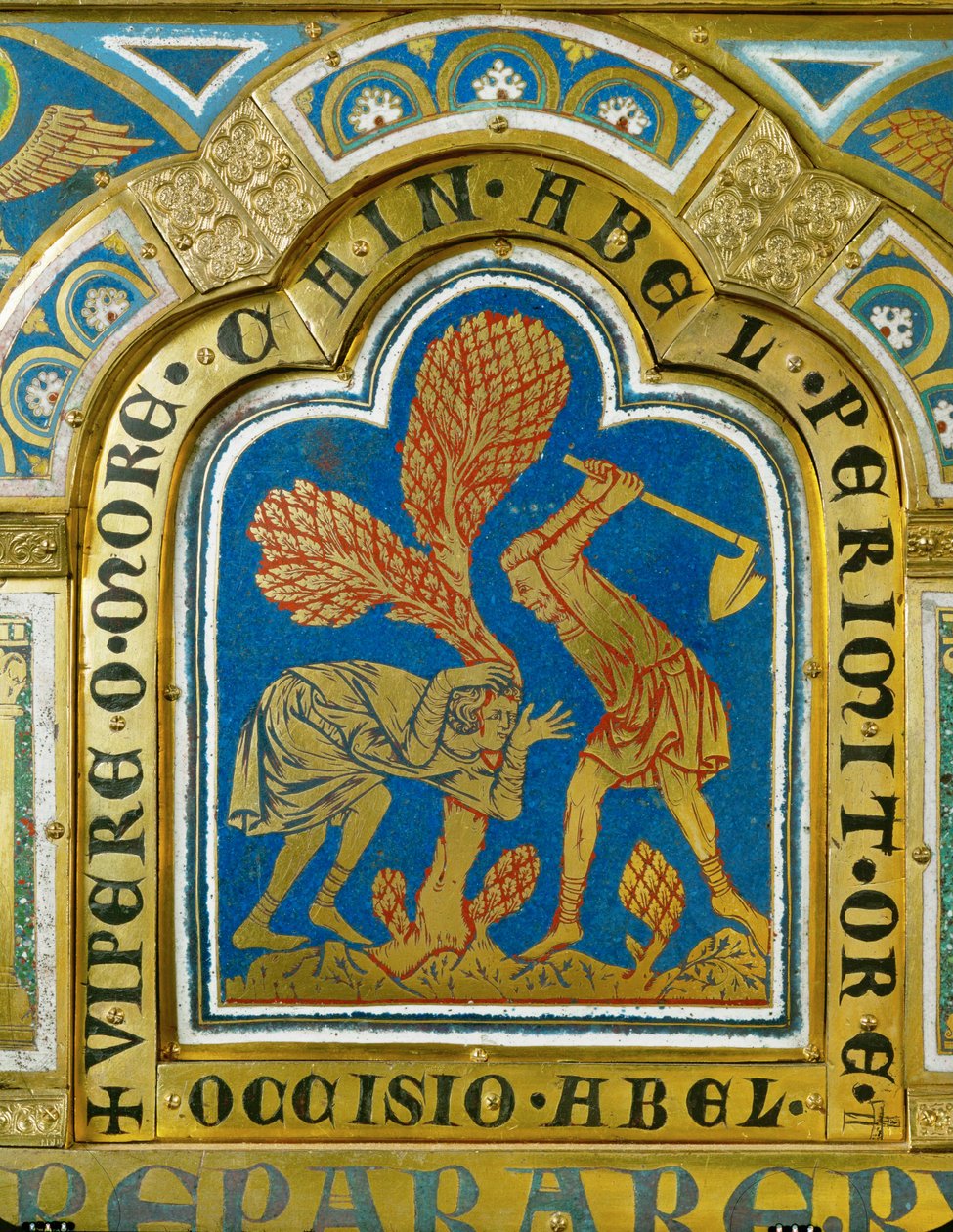 Cain slays Abel by Nicholas of Verdun