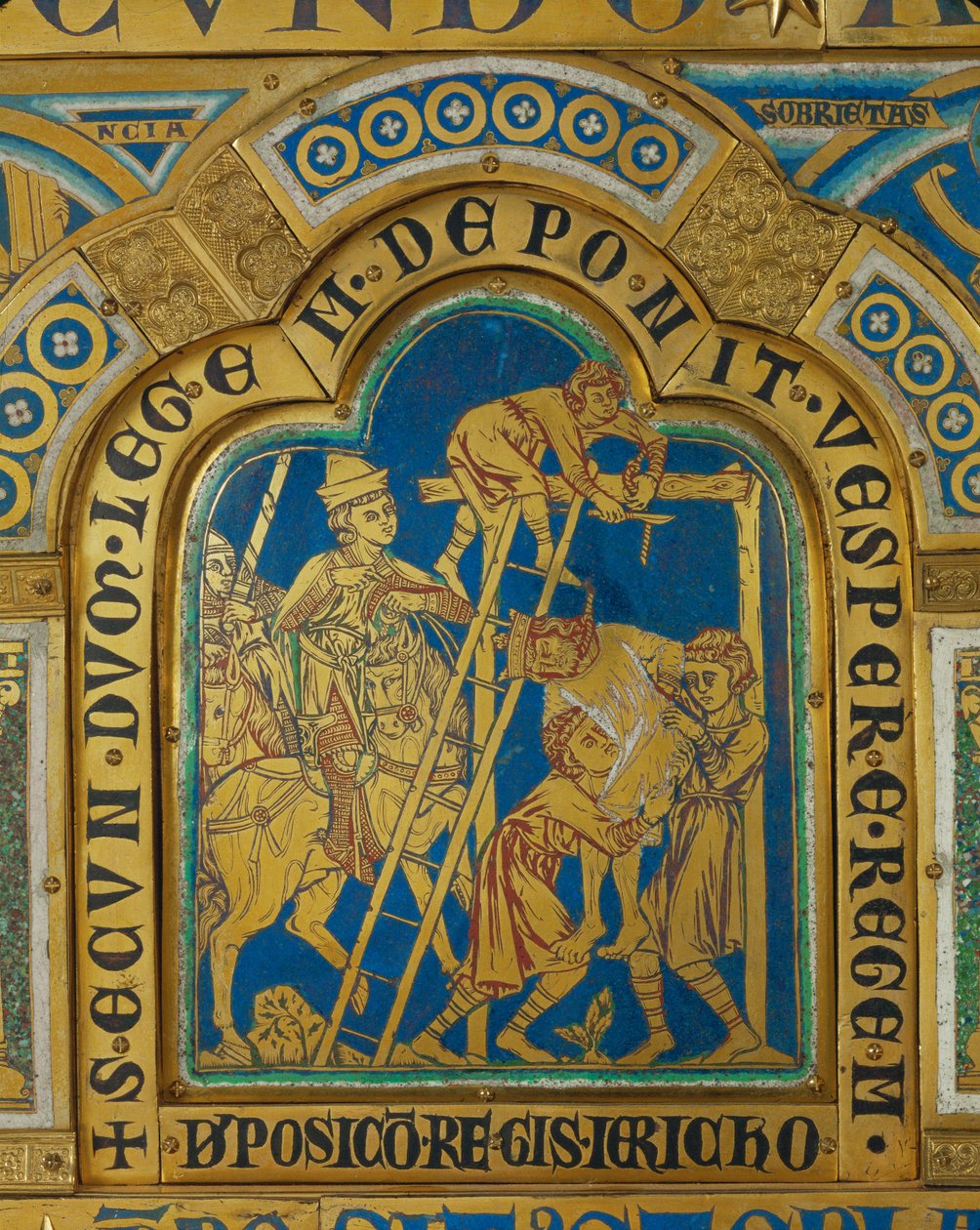 Cutting off of the king of Jericho from the gallows by Nicholas of Verdun
