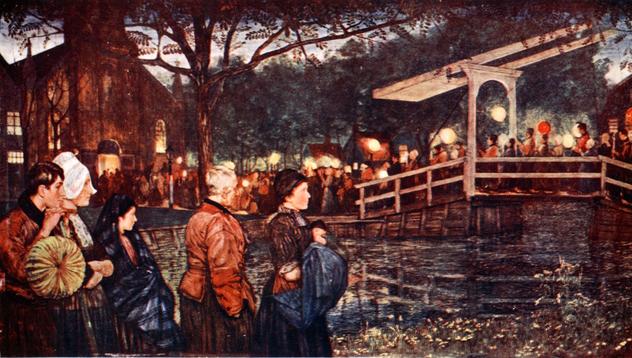 Religious Procession I, 1904 by Nico Jungman