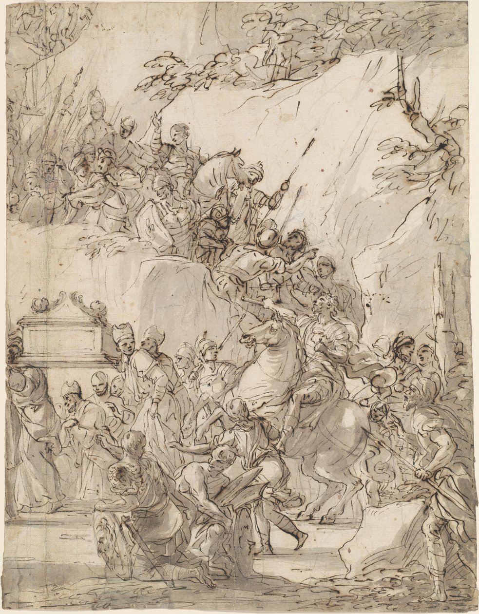 The Transport of the Ark of the Covenant by Nicola Malinconico