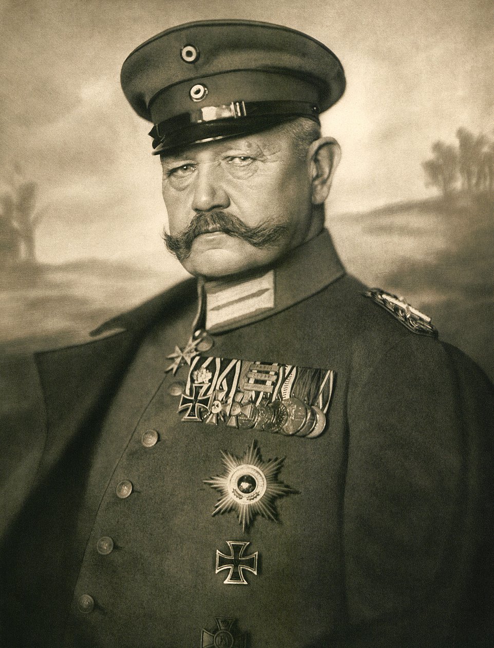 Portrait of Paul von Hindenburg by Nicola Perscheid