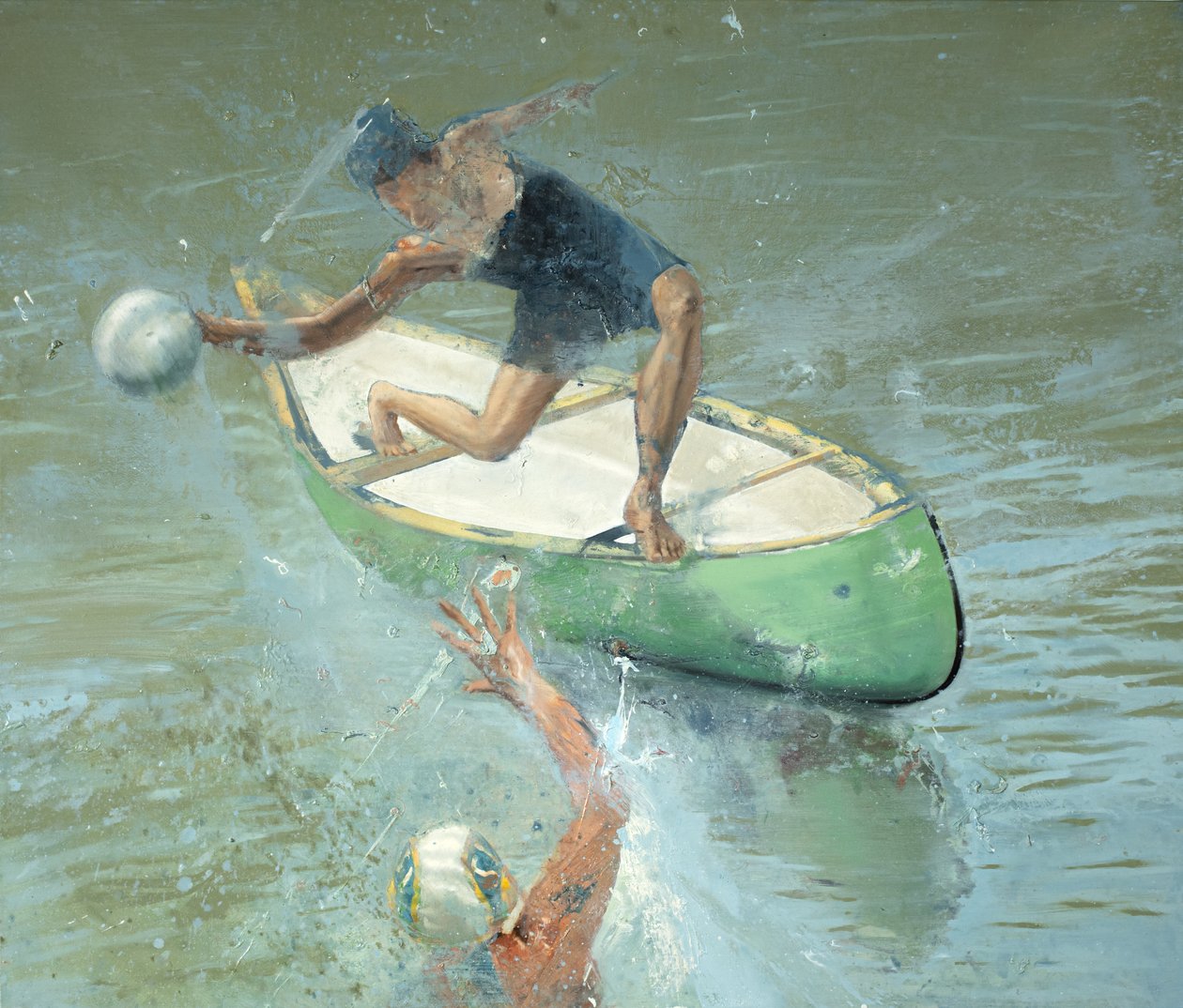 Ballerina on a boat by Nicola Pucci