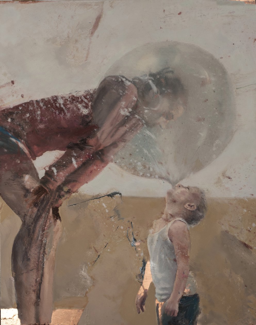 Bubble III (Child with Mother), 2020 by Nicola Pucci