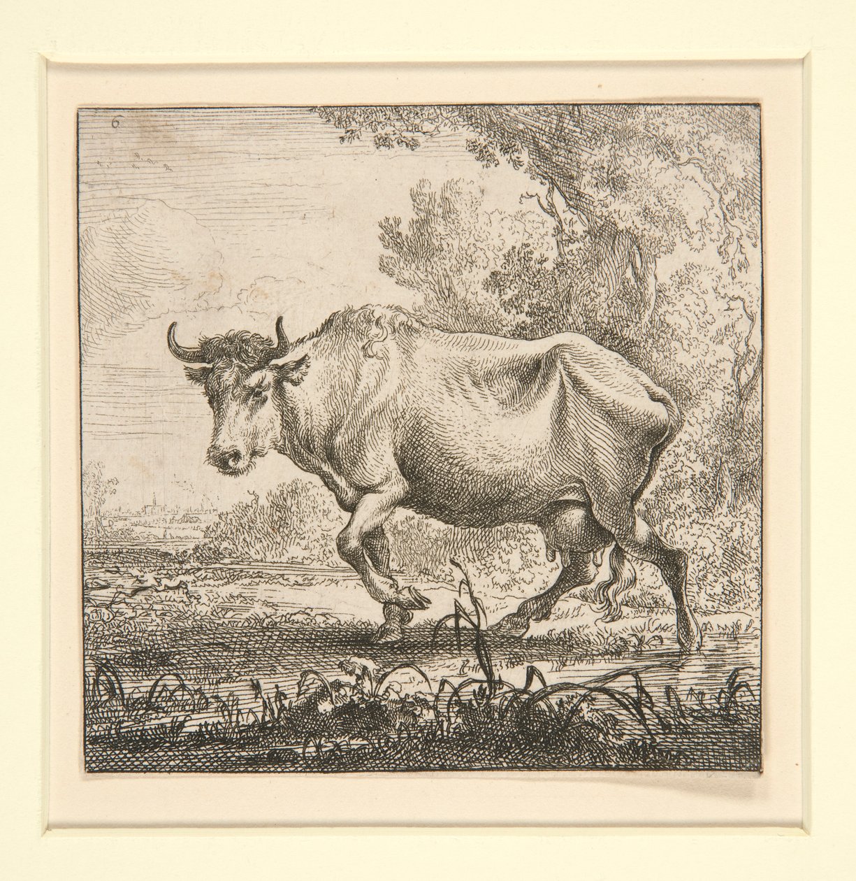 The Set of the Cows, with the Milk-Maid by Nicolaes Berchem