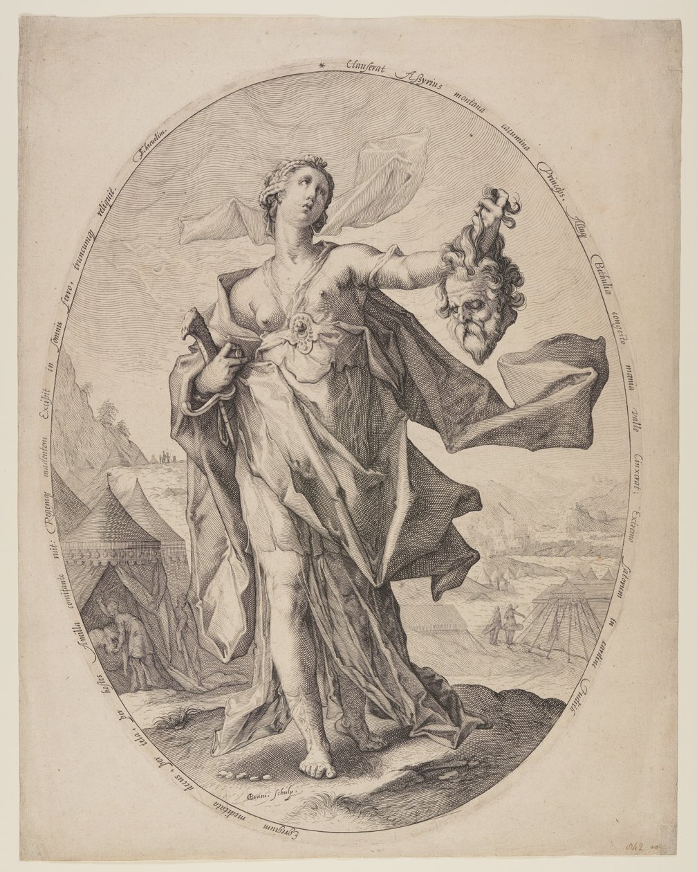 Judith with the Head of Holofernes by Nicolaes Braeu