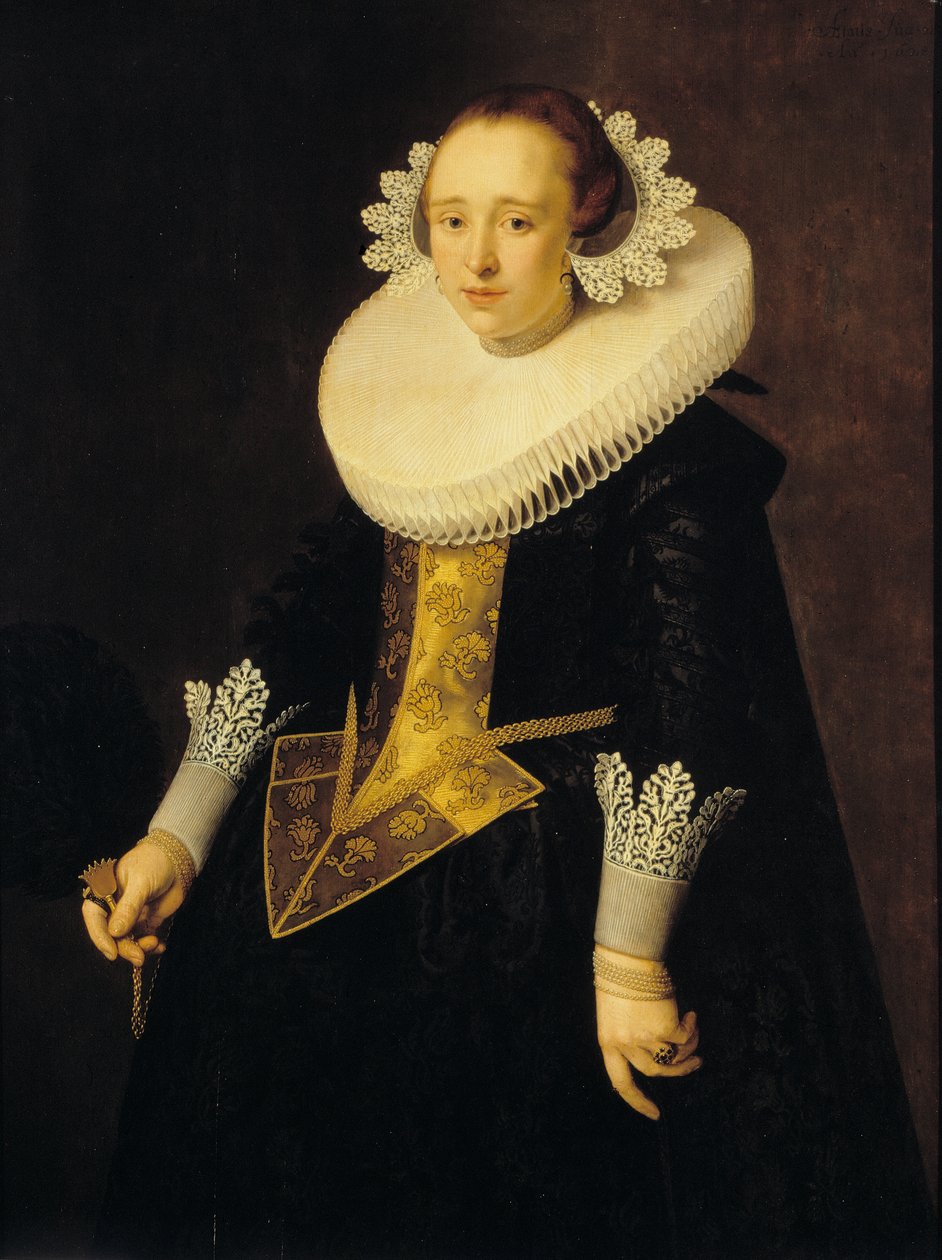 Portrait of a 22-year-old Woman by Nicolaes Eliasz. Pickenoy