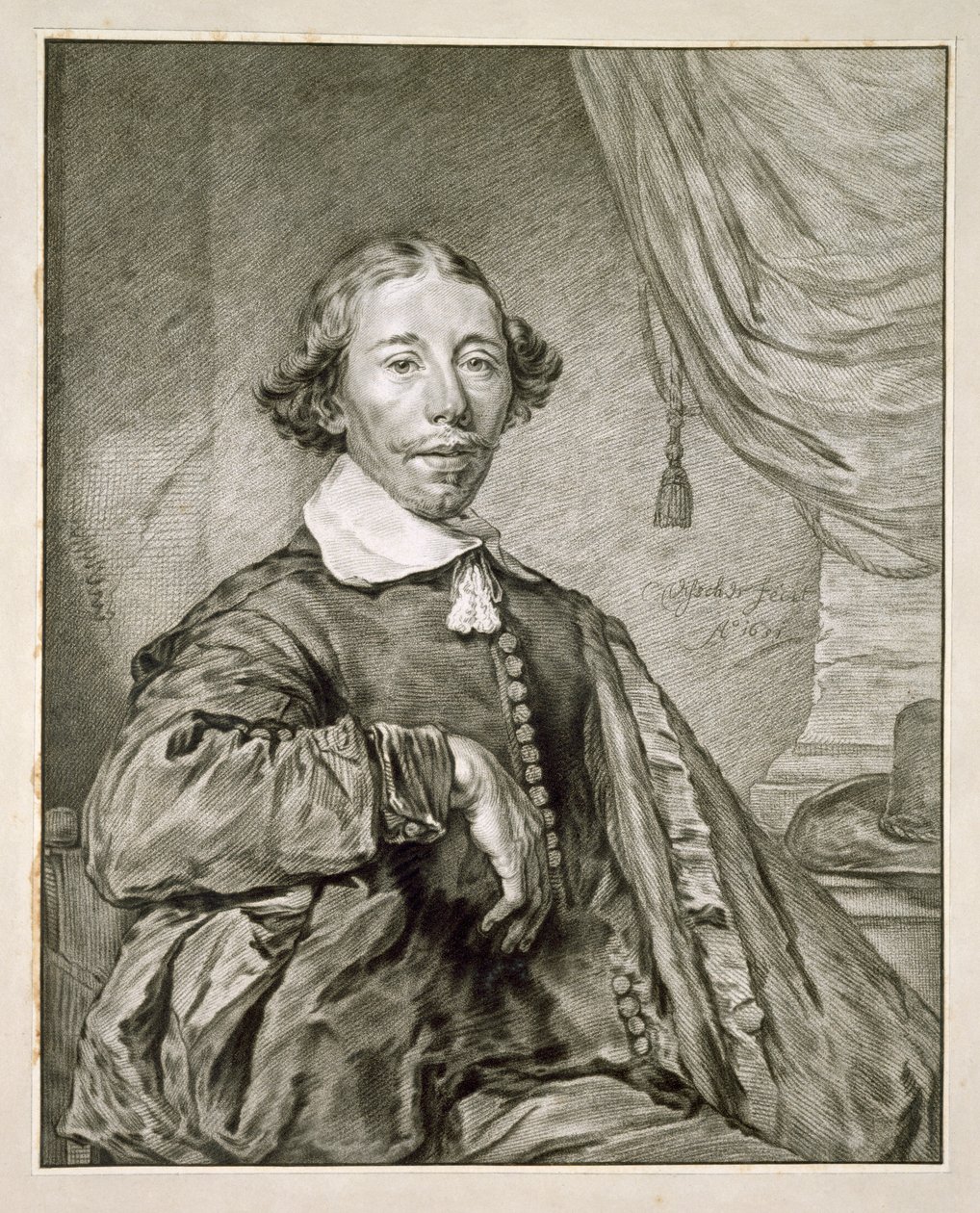 Portrait of a Man, 1681 by Nicolaes Jansz Visscher