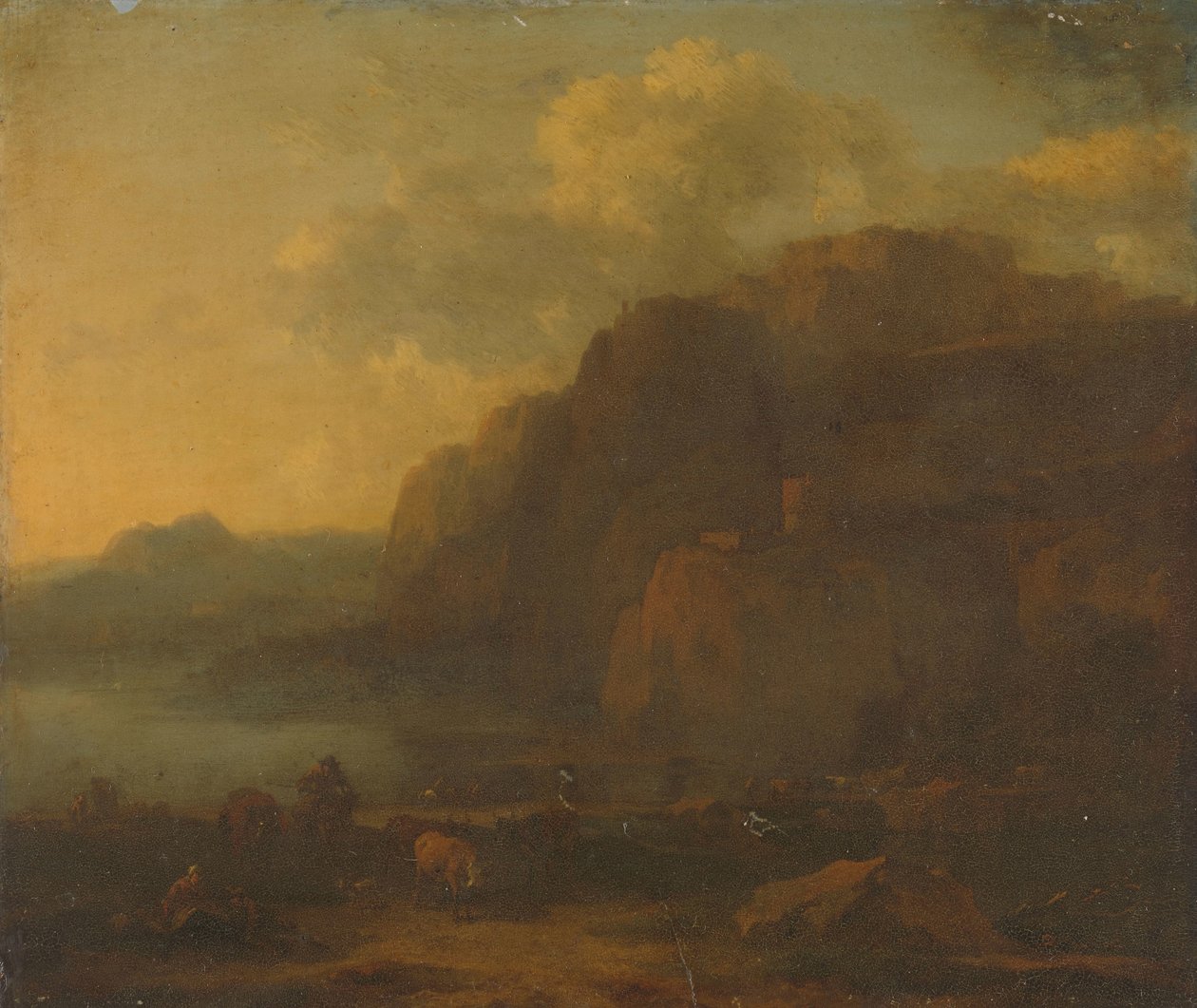 Italian Landscape by Nicolaes Pietersz Berchem