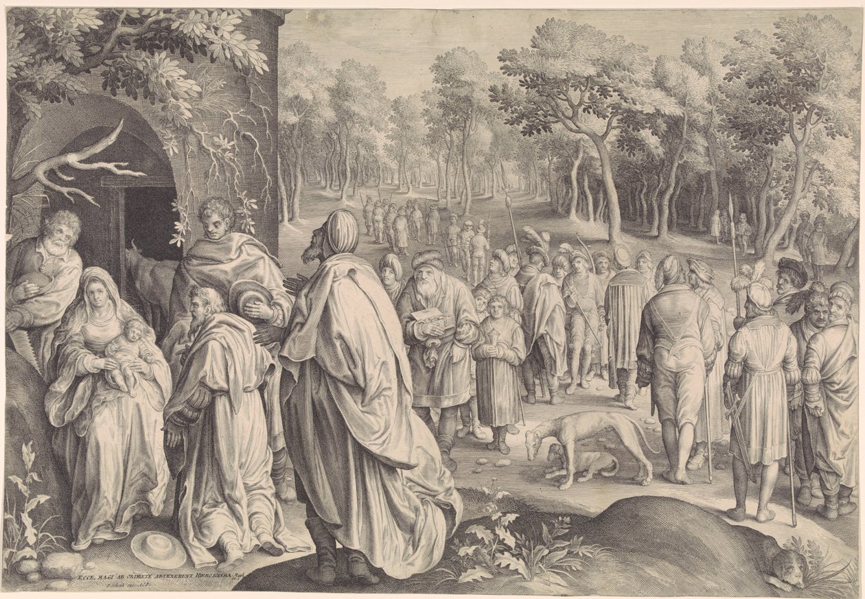 Adoration of the Magi by Nicolaes de Bruyn