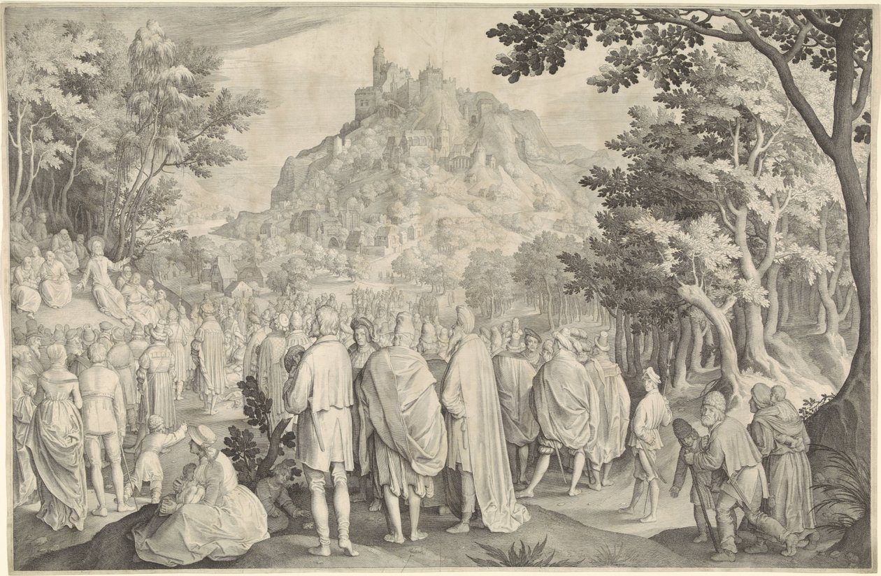 The Sermon on the Mount by Nicolaes de Bruyn