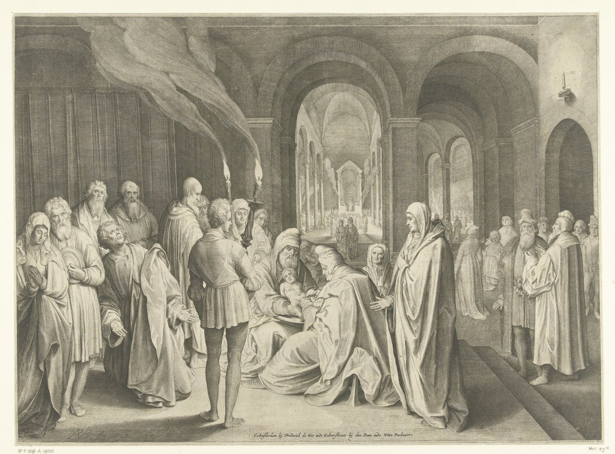 Circumcision of Christ by Nicolaes de Bruyn