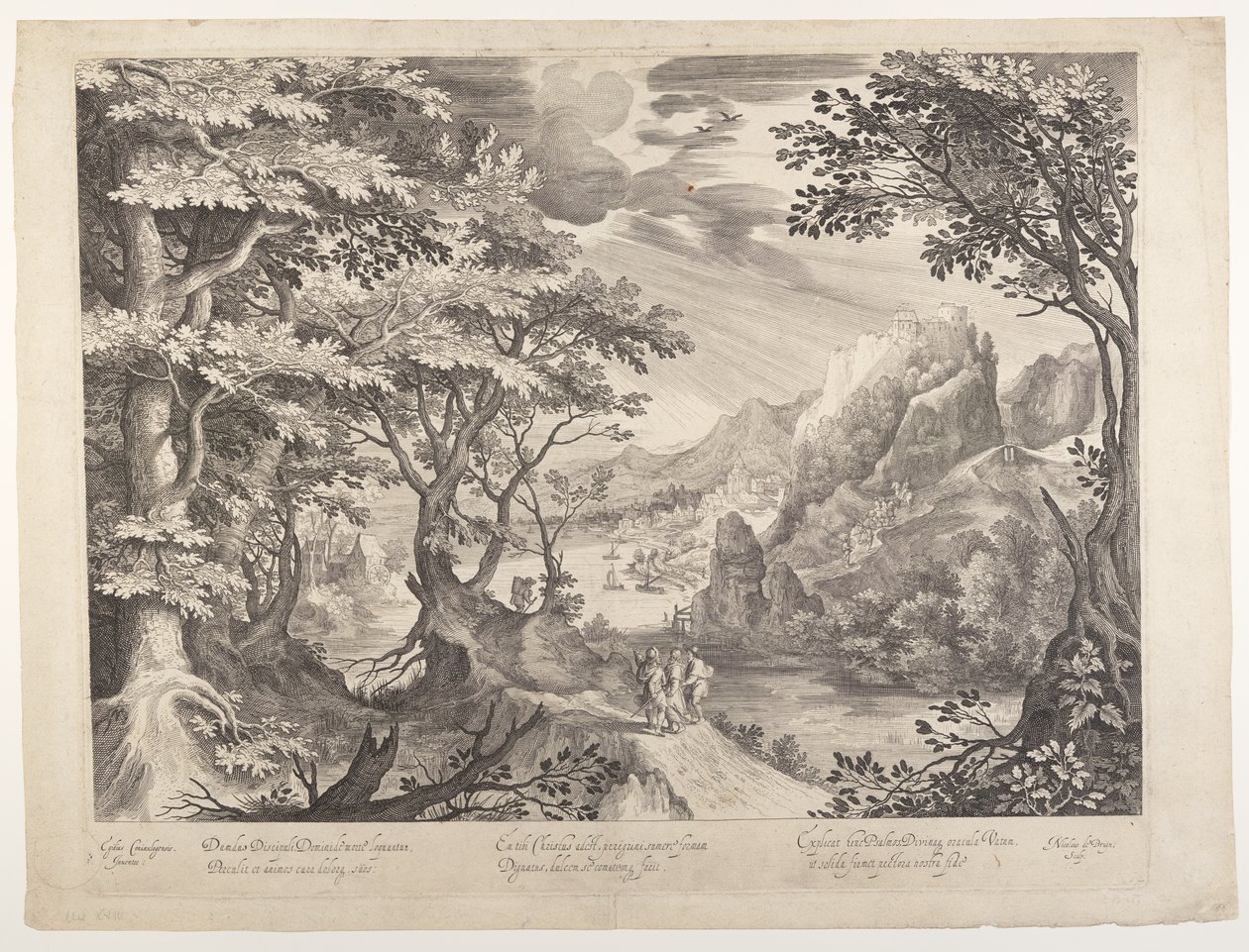 The Disciples on the Way to Emmaus by Nicolaes de Bruyn