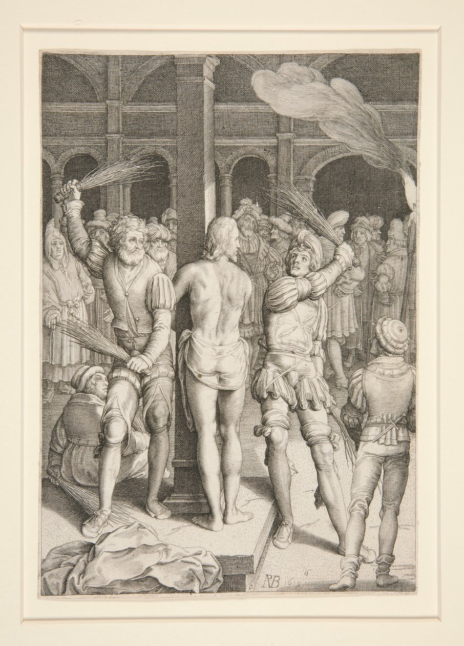 The Flagellation, from the Passion Series by Nicolaes de Bruyn