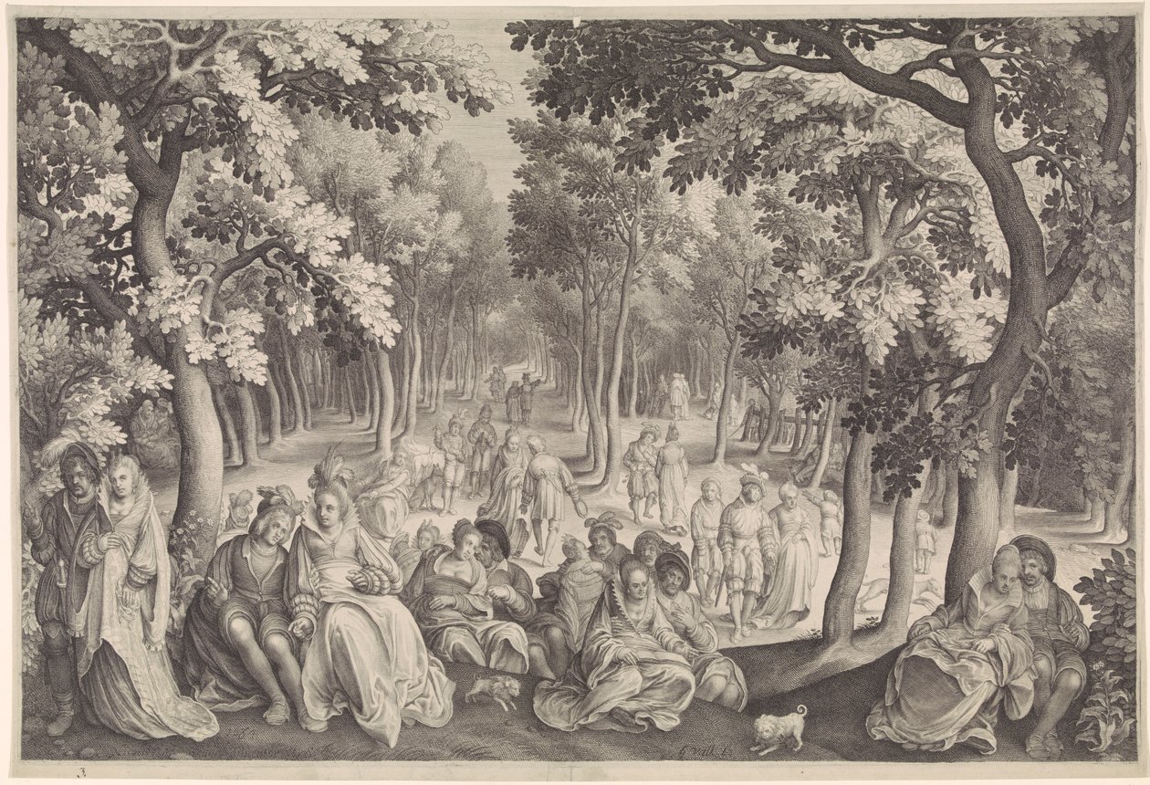 Garden of Love by Nicolaes de Bruyn