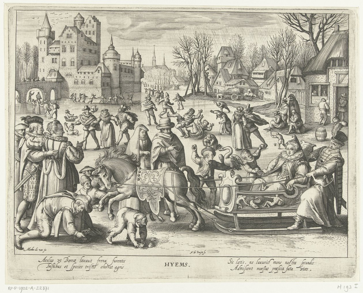 Winter by Nicolaes de Bruyn