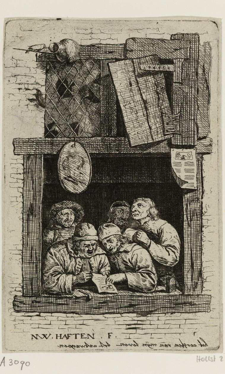 Five Singers in an Open Window: The Rhetoricians by Nicolaes van Haeften
