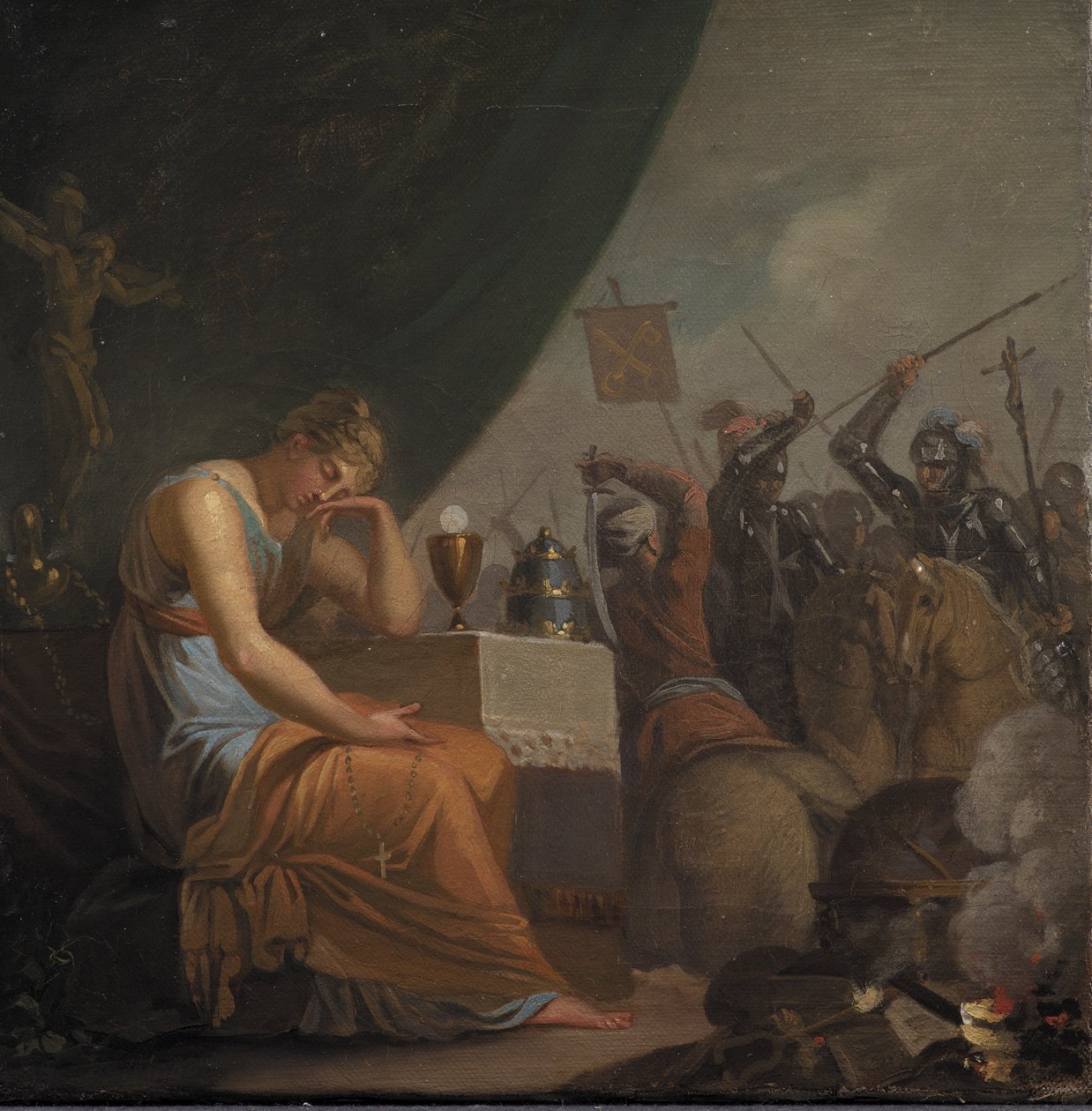Hierarchy at its Peak at the Time of the Crusades by Nicolai Abildgaard
