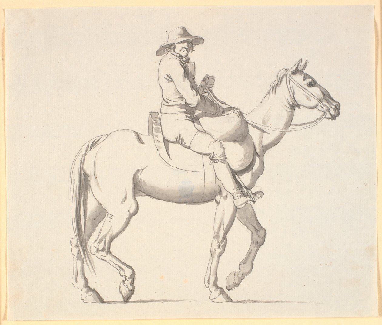 The Ragman on Horseback Collecting Dead Cats from the Streets by Nicolai Abildgaard