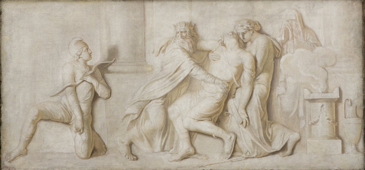 The Death of Achilles by Nicolai Abildgaard