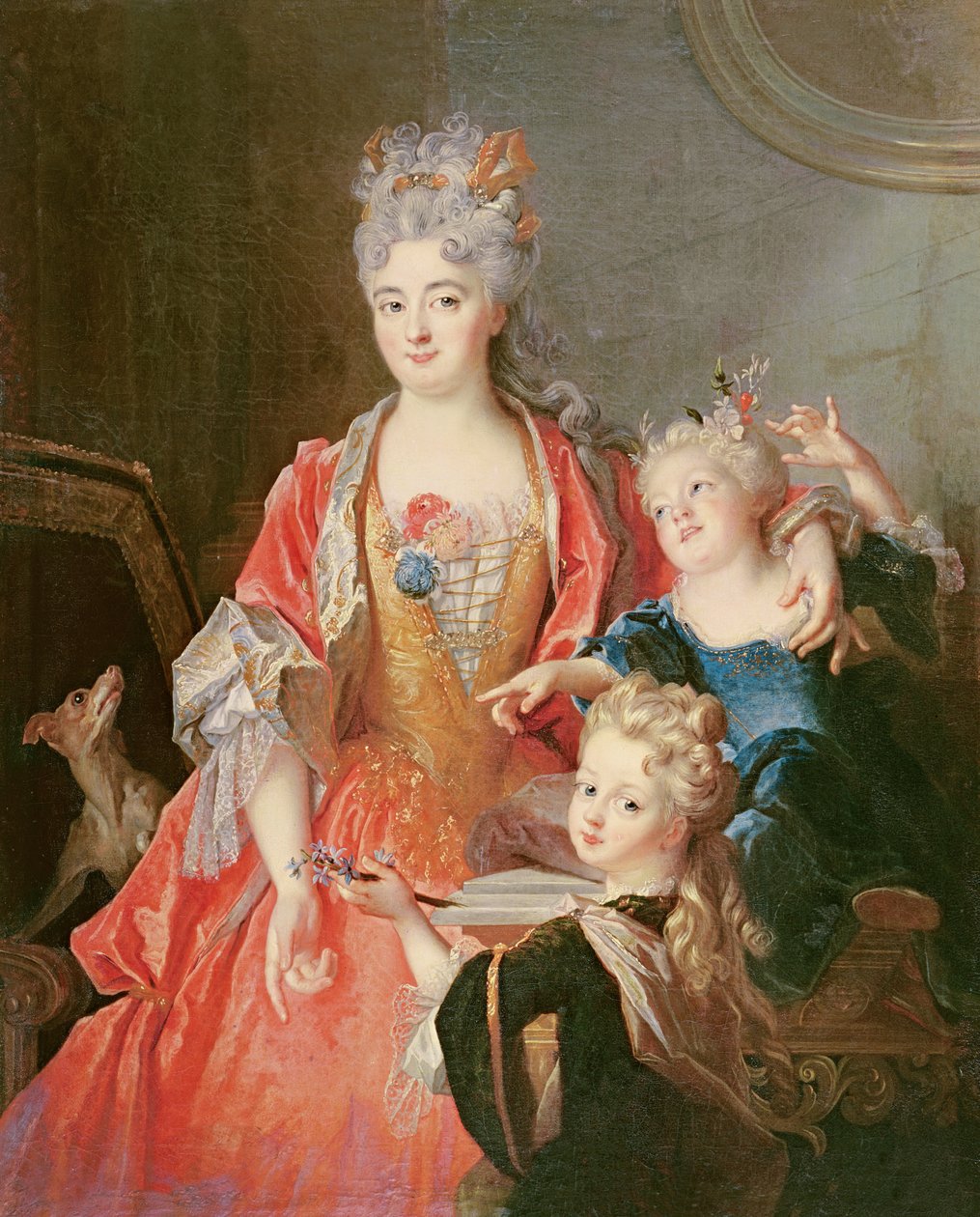 A Woman with Two Children by Nicolas de Largillière