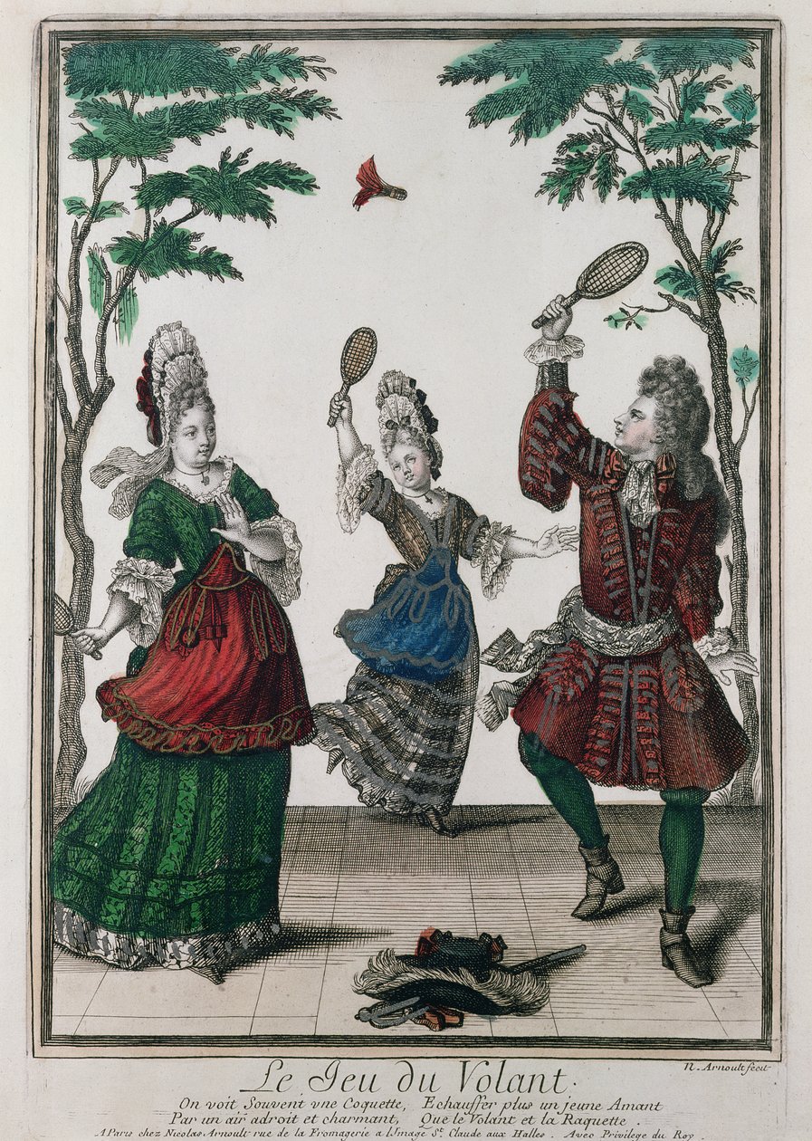 A Game of Badminton by Nicolas Arnoult