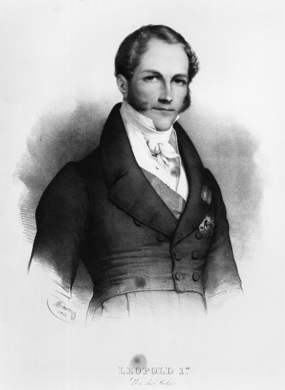 Portrait of Leopold I (1790-1865) of Saxe-Cobourg-Gotha, 1832 by Nicolas Eustache Maurin