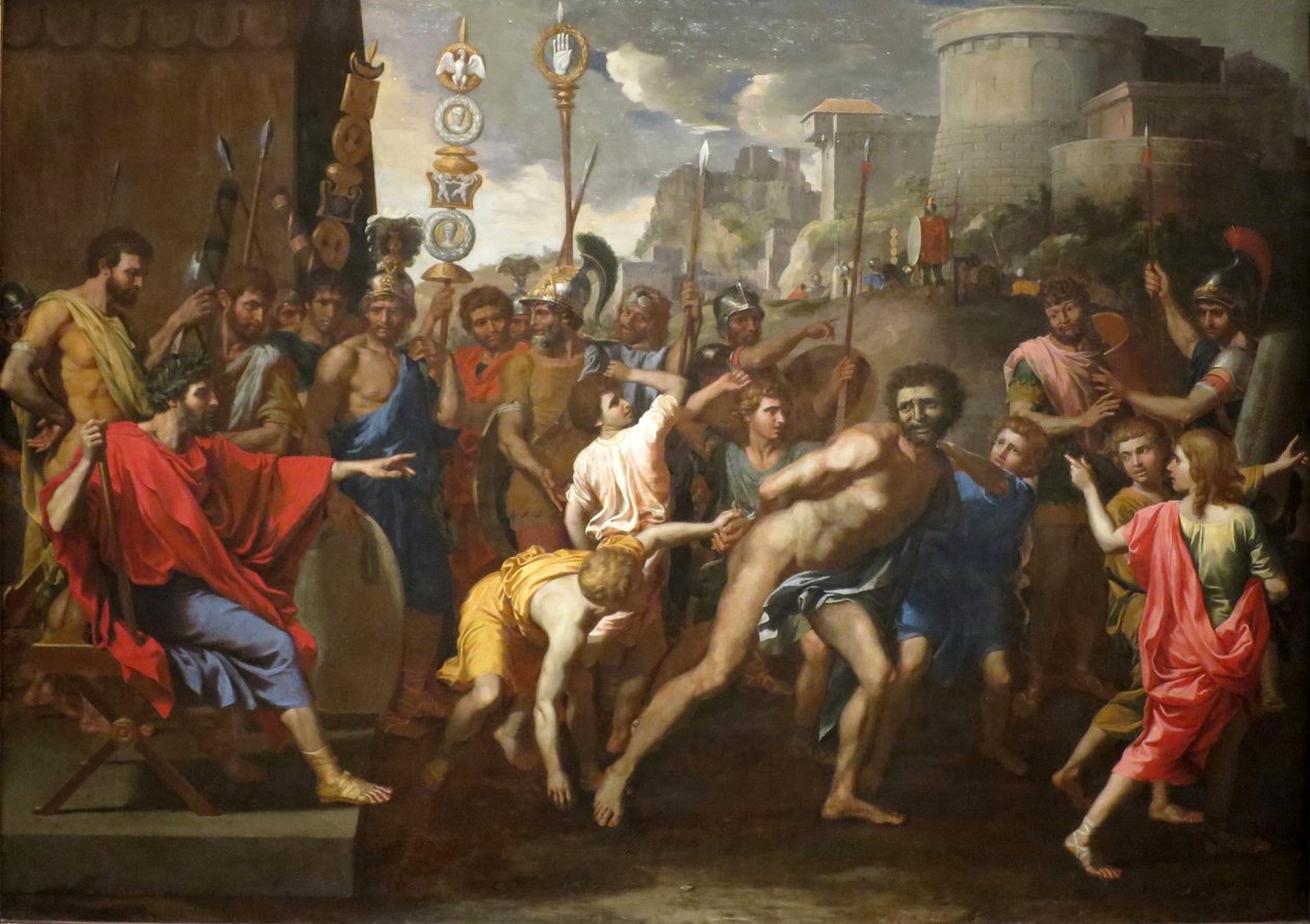 Camillus and the Schoolmaster of Falerii by Nicolas Poussin