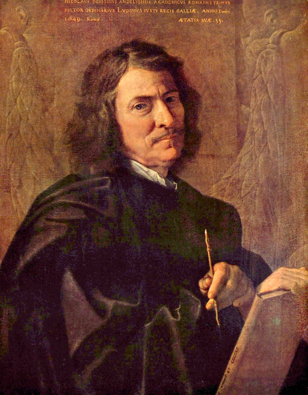Self-Portrait of the Artist by Nicolas Poussin