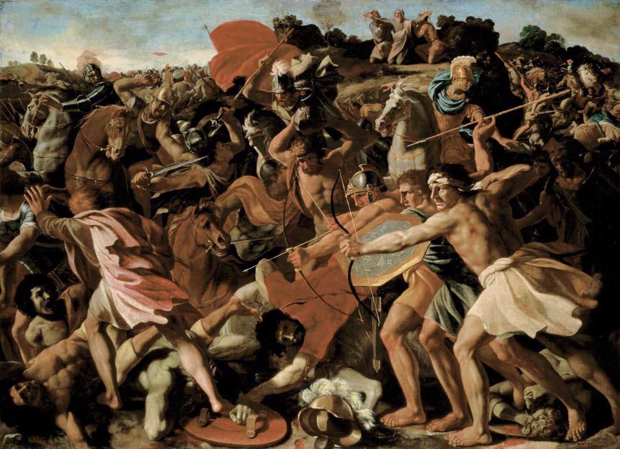 Victory of Joshua over the Amalekites by Nicolas Poussin