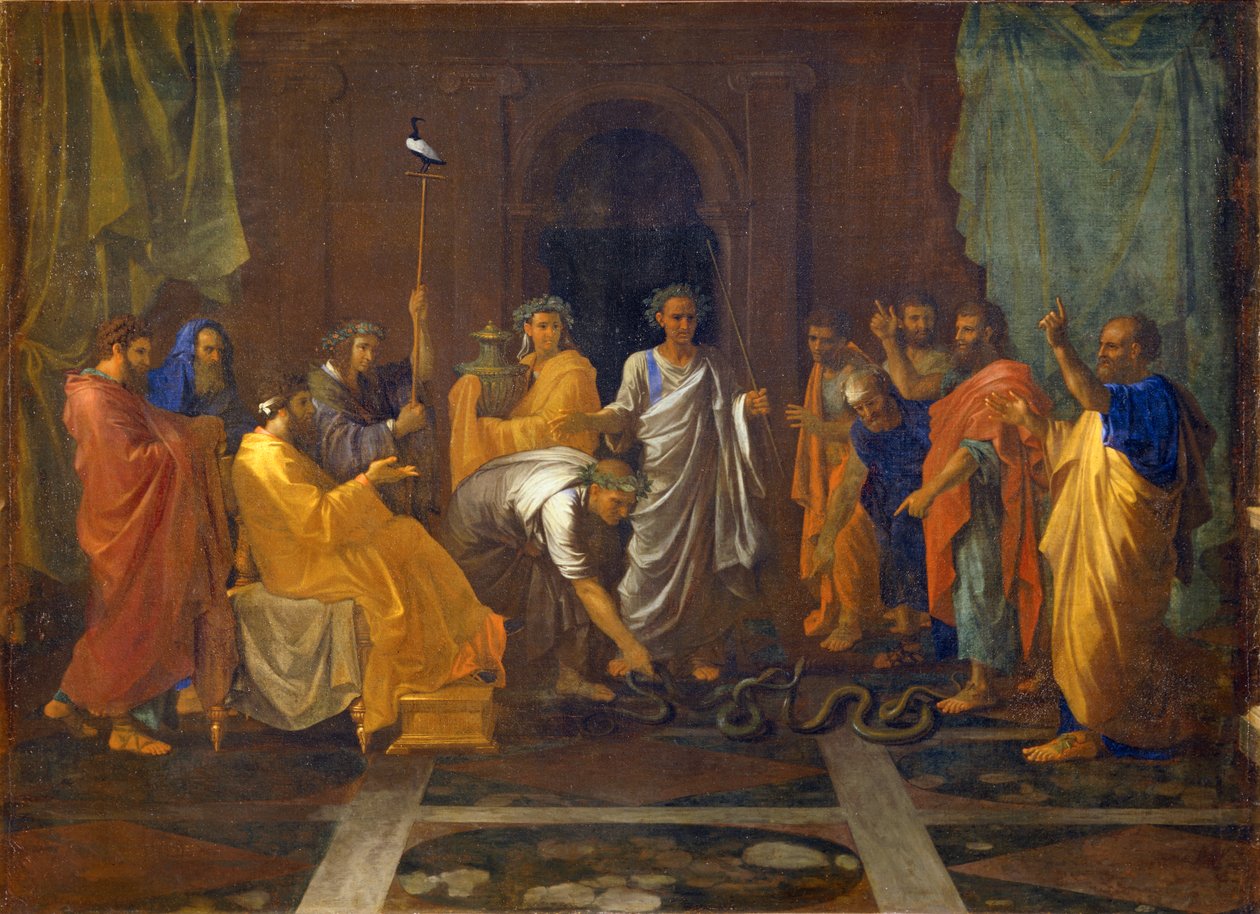 Moses Turning Aaron