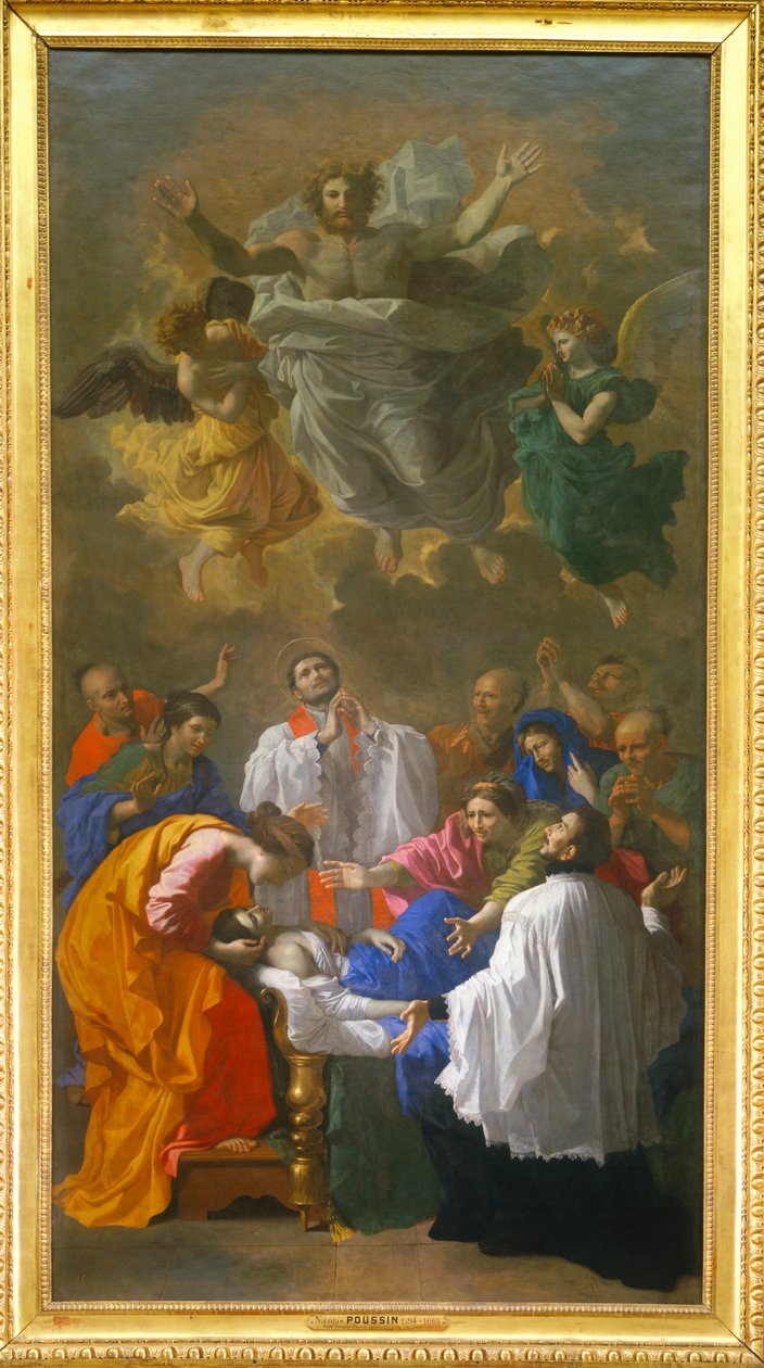 Saint Francis Xavier Resurrecting a Girl from Cangoxima, Japan by Nicolas (attr.to) Poussin