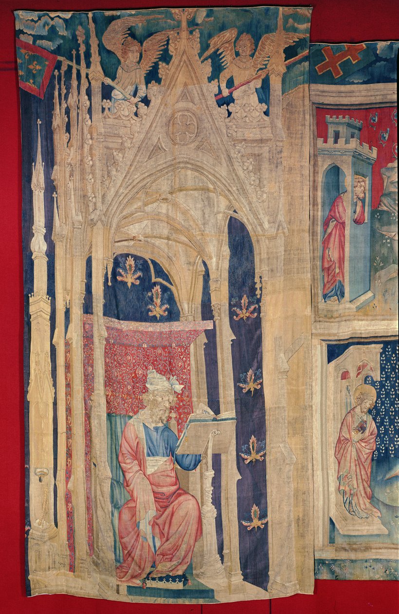 The Reader, from the Apocalypse Tapestry of Angers, 1373-87 by Nicolas Bataille