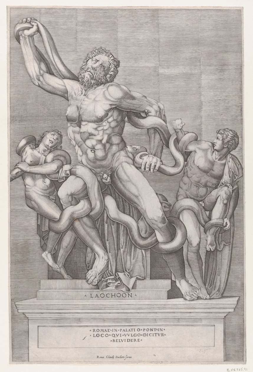 Speculum Romanae Magnificentiae: Laocoon by Nicolas Beatrizet